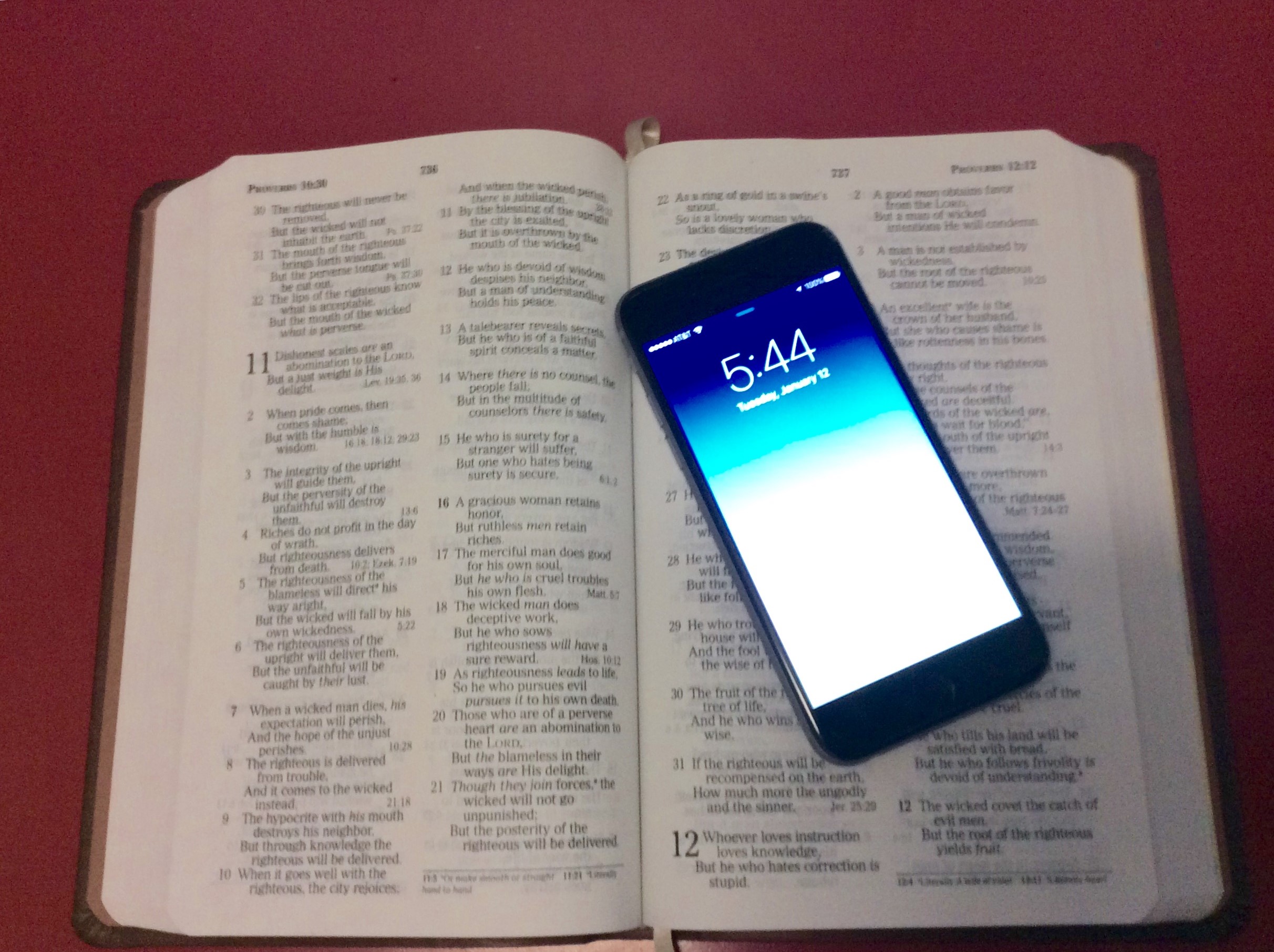 “If the Bible were and iPhone”